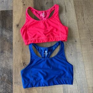 Old Navy Active Blue and Pink Sports Bras size Large